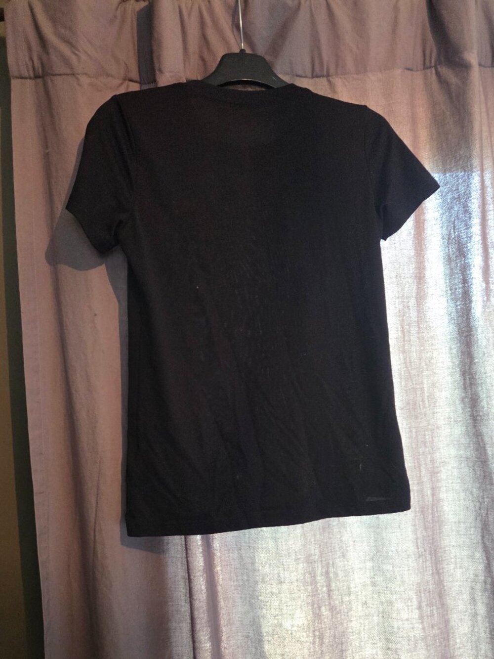 Nike | Women’s Dri-FIT Short Sleeve crewneck Tee, grey swoosh, size XS - Picture 2 of 3